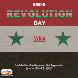 Online Editable Revolution Day in Syria March 8 Instagram Post