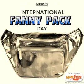 Online Editable International Fanny Pack Day Instagram Post