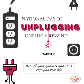Online Editable National Day of Unplugging Instagram Post