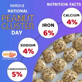 Online Editable National Peanut Cluster Day March 8 Instagram Post