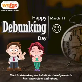 Online Editable Debunking Day March 11 Instagram Post