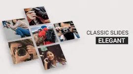 Online Editable Photo Gallery Grid Video Slideshow