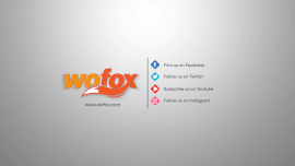 Online Editable Logo with Social Media Icon Outro