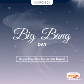 Online Editable Big Bang Day March 21 Social Media Post