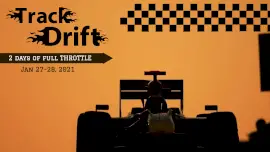 Online Editable Track Drift Car Race Facebook Event Cover