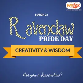 Online Editable Ravenclaw Pride Day March 23 Instagram Post