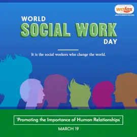 Online Editable World Social Work Day Social Media Post