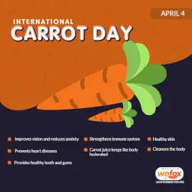 Online Editable International Carrot Day April 4 Social Media Post