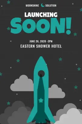 Online Editable Eastern Shower Hotel Opening Soon Announcement Instagram Post