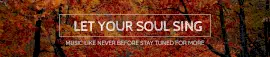 Online Editable Autumn Tree Soul Music Soundcloud Banner