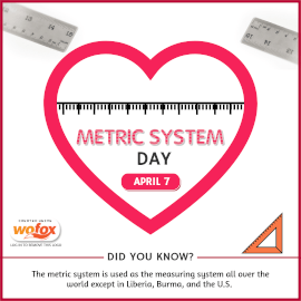 Online Editable Metric System Day April 7 Instagram Post