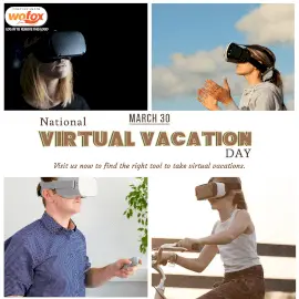 Online Editable National Virtual Vacation Day March 30 Instagram Post Online Editable National Virtual Vacation Day March 30 Instagram Post