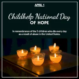 Online Editable Childhelp National Day of Hope Instagram Post