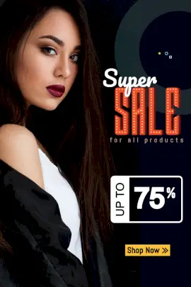 Online Editable Skincare Products Sale Pinterest Graphic