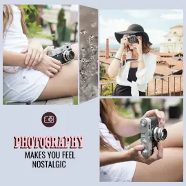 Online Editable Freelance Photographer 3 Grid Photo Collage