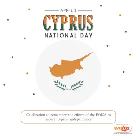 Online Editable National Day in Cyprus April 1 Social Media Post
