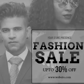 Online Editable Fashion Sale 30% Off Instagram Post