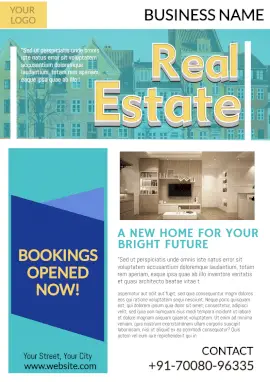 Online Editable Dream Home Details by Real Estate Agent A4 Document