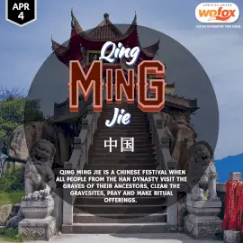 Online Editable Qingming Festival in China Instagram Post