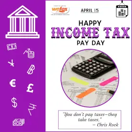 Online Editable Tax Day in the United States Instagram Post