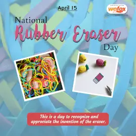 Online Editable National Rubber Eraser Day April 15 Instagram Post