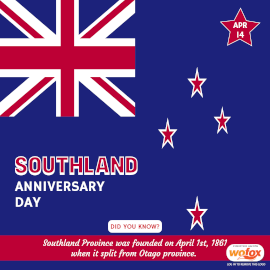 Online Editable Southland Anniversary Day in New Zealand Instagram Post