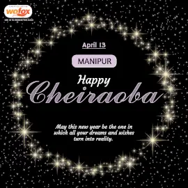 Online Editable Cheiraoba in Manipur Instagram Post