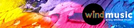 Online Editable Colorful Painting Wind Music Soundcloud Banner