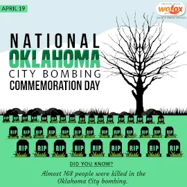 Online Editable National Oklahoma City Bombing Commemoration Day April 19 Instagram Post