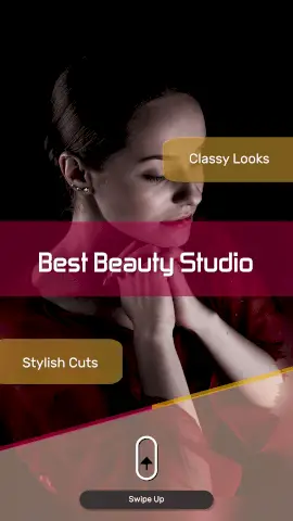 Online Editable Hair and Beauty Salon Instagram Story Video Maker