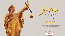 Online Editable Preaching God's Justice Circular Waveform Sermon Snippet