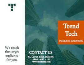 Online Editable Green and White Business Brochure