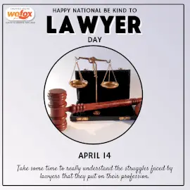 Online Editable International Be Kind To Lawyers Day Instagram Post