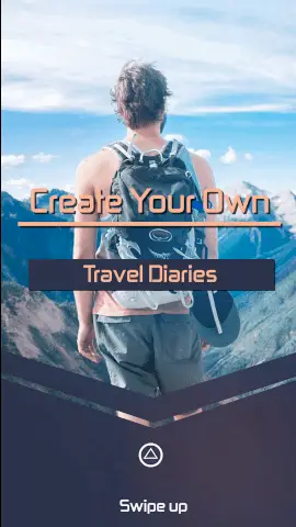 Online Editable Adventures Travel Diaries Instagram Story Video