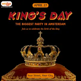 Online Editable King’s Day in Netherlands April 27 Instagram Post