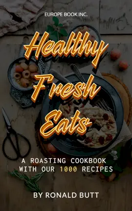 Online Editable Healthy Food Cooking Recipe Book Book Cover