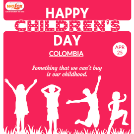 Online Editable Children's Day in Colombia Instagram Post