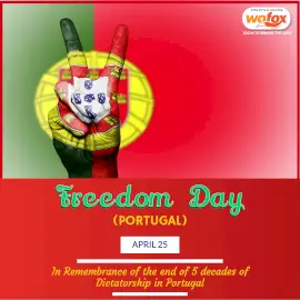 Online Editable Freedom Day in Portugal April 25 Instagram Post