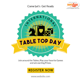 Online Editable International TableTop Day Instagram Post