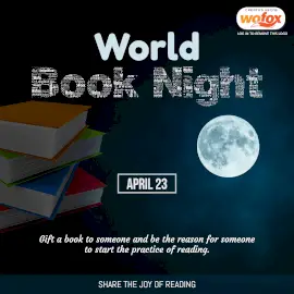 Online Editable World Book Night April 23 Instagram Post