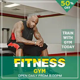 Online Editable Fitness Gym Special Offers Instagram Post