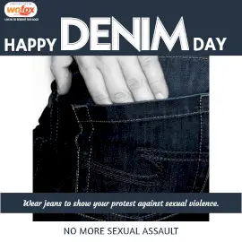 Online Editable Denim Day Instagram Post