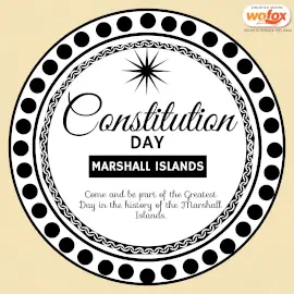 Online Editable Marshall Islands Constitution Day Instagram Post