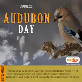 Online Editable National Audubon Day April 26 Instagram Post