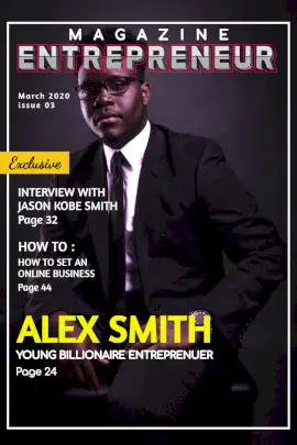 Online Editable Magazine Entrepreneur Pinterest Graphics
