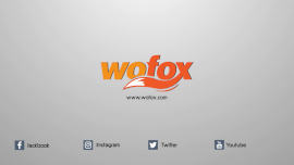 Online Editable Shutter Transition with Logo and Social Media Icons Outro