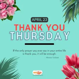 Online Editable Thank you Thursday Instagram Post