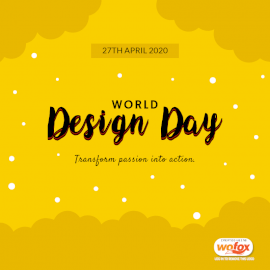 Online Editable World Design Day April 27 Social Media Post