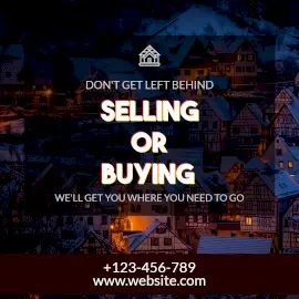 Online Editable Buying and Selling Business Instagram Post