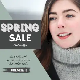 Online Editable Spring Sale Limited Offer Instagram Post